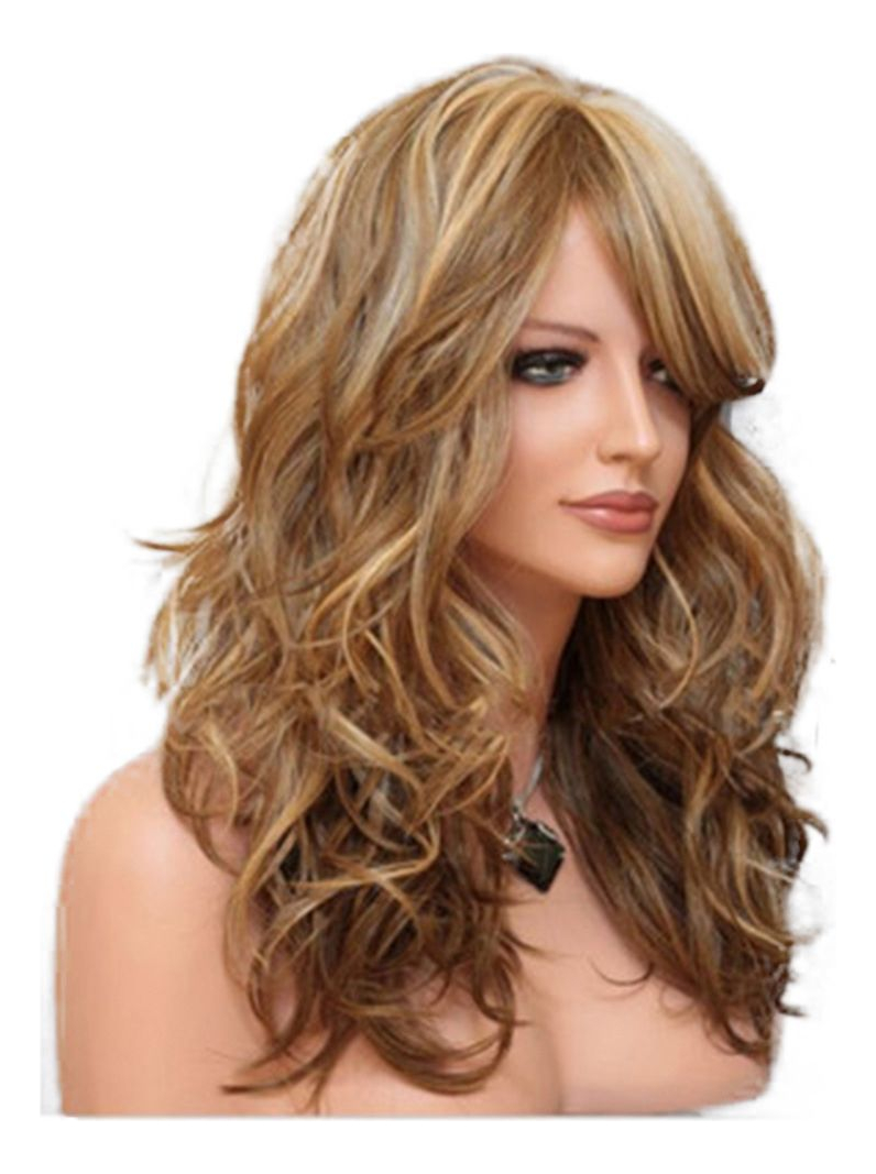 Perucas Longas Encaracoladas Peruca De Cabelo Ombreparty Per - Imagem 5