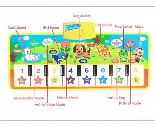 Tapete De Teclado De Pé Para Piano Infantil Imp Musical Floo - Imagem 8