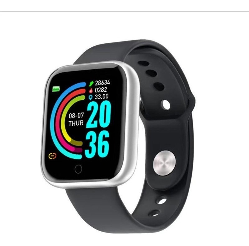 Y68 À Prova D' Água Rosa Digital Smartwatch Mulh - Imagem 10