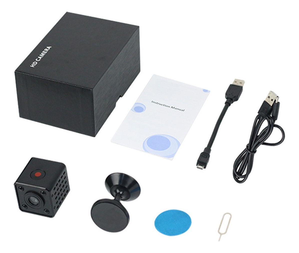 Câmera Espiã Mini Wifi 2k Max App Night Vision Security - Imagem 9