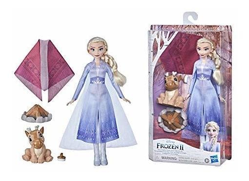 Vestido De Boneca Elsa Disney Frozen 2 Elsas Campfire Friend - Imagem 3