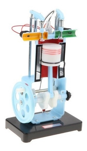 Modelo De Motor De Combustão De Quatro Tempos De Metal - Imagem 2