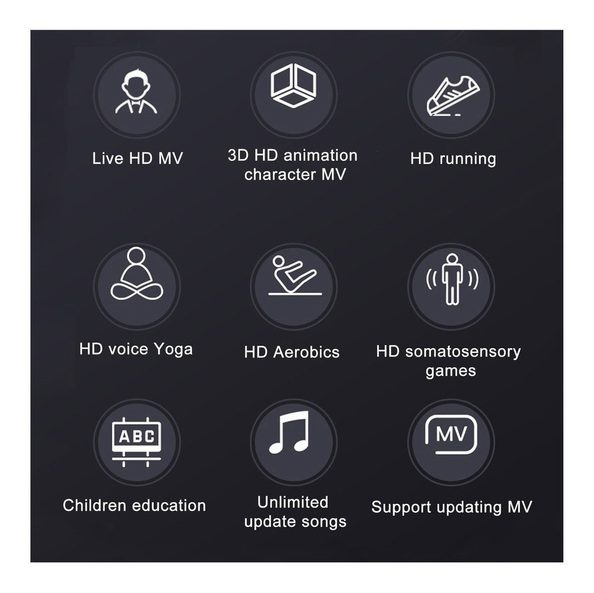 Q Single D3496 Person Computer Tv Dual Use 3d Dazzling Dance - Imagem 4