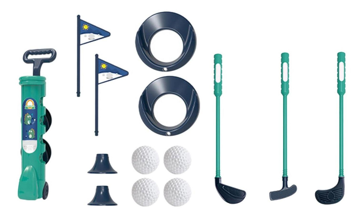 Conjunto De Jogos De Bola De Golfe Para Meninos E Verde