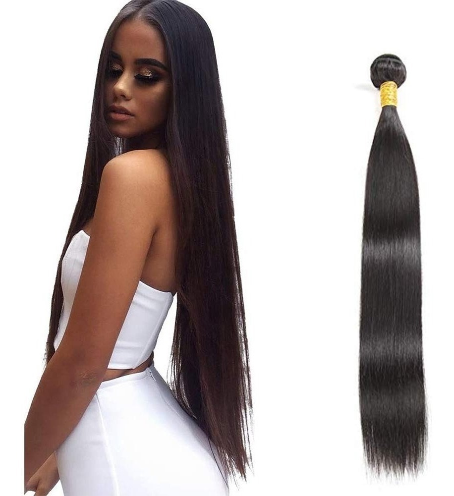 Aplique Cabelo Liso Com Humano Natural Brasileiro 50cm 3pcs - Imagem 2