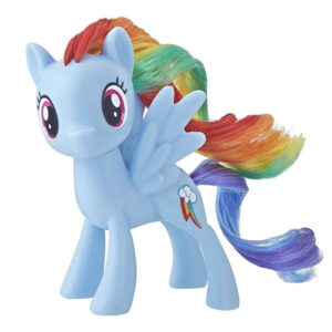 Boneco Clássico My Little Pony Mane Pony Rainbow Dash