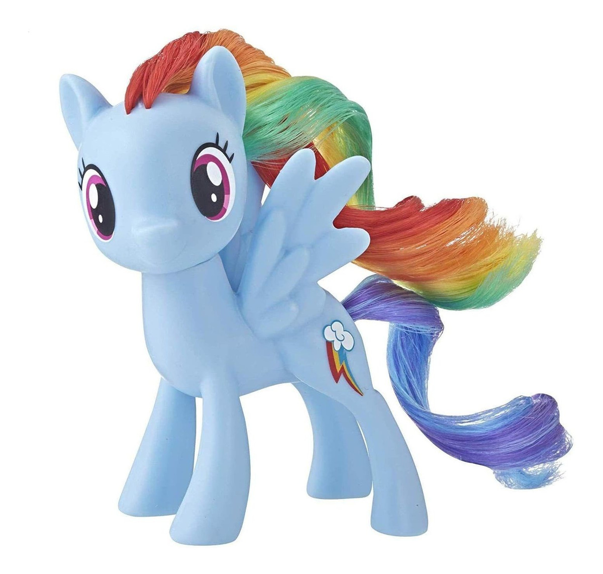 Boneco Clássico My Little Pony Mane Pony Rainbow Dash