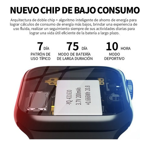 Hw16 Smartwatch Bluetooth Chamadas Controle Botão Rotativo - Imagem 8