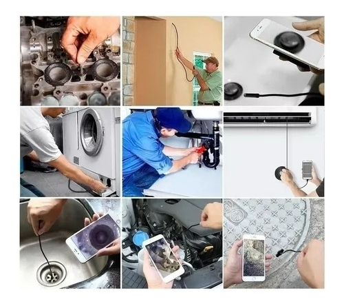 Endoscópio Câmera Otg Android 10m Cabo Usb Led - Imagem 8