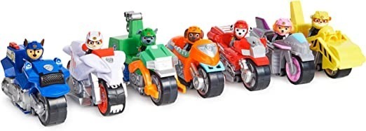 Patrulha Canina Moto Pups Wildcats Deluxe Pull Back Motocicl - Imagem 9