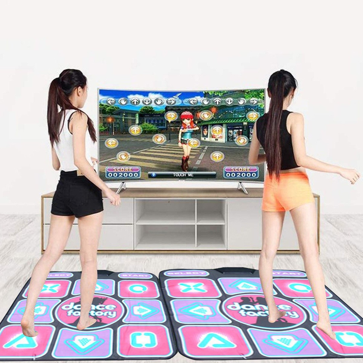 Dancing Mat Non-slip Dancers Mat Almofada Sentimento Jogo Y - Imagem 6