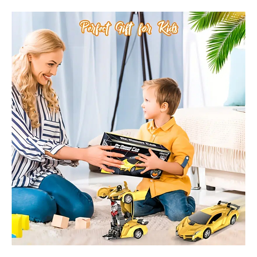 Robot Deformation Rc Car 360° Giratório Stunt Race Car Toys - Imagem 8