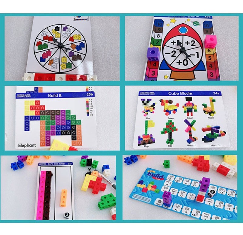 Cubo Matemático De Blocos De Construção Educacional Infantil - Imagem 9