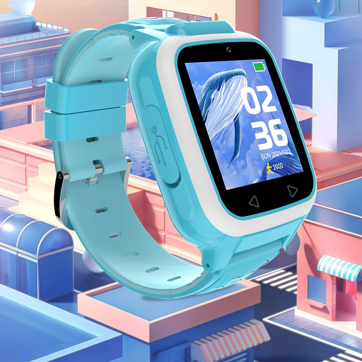 Smartwatch Infantil Com Cartão Sim Para Meninos E M - Imagem 7