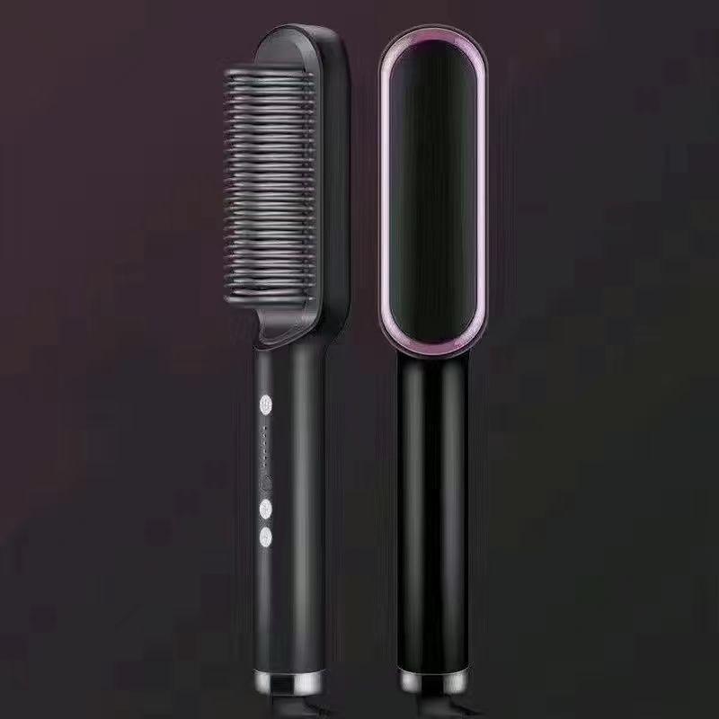 Escova Alisadora Anion Basiqe Sleek Gold - Imagem 10