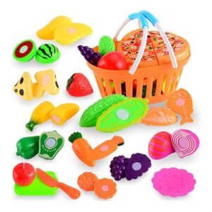 Frutas E Legumes Infantil Brinquedo Comidinha Cozinha Velcro