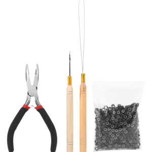4pcs Kit De Extensão De Cabelo Puxando Agulha Gancho Peruca