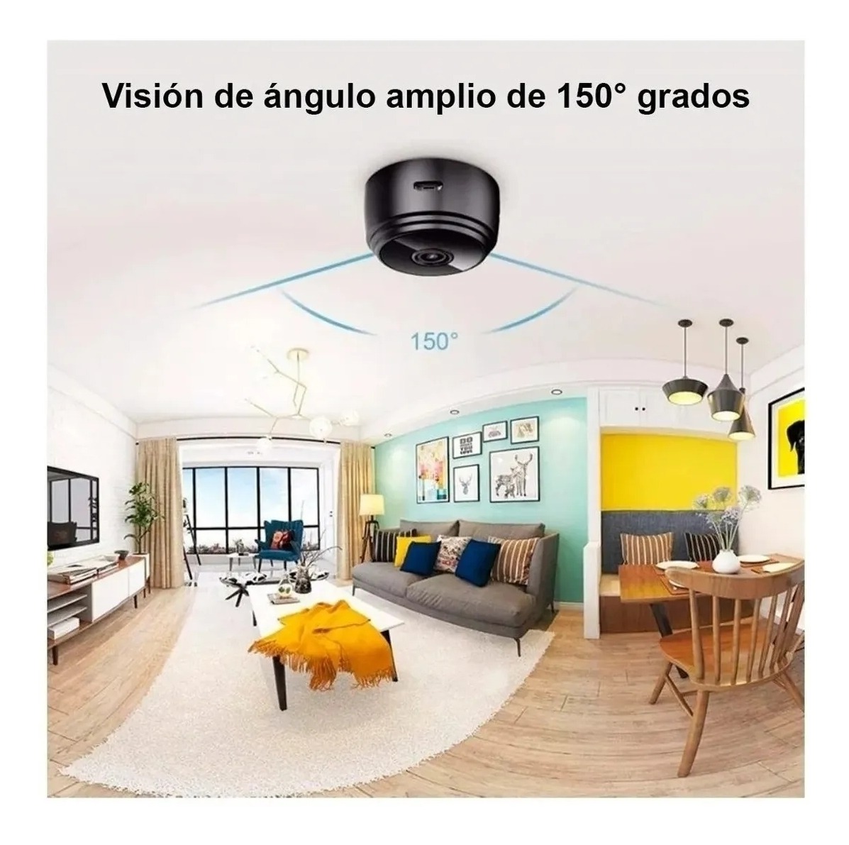 Mini Câmera De Vigilância Wifi Corpo Magnético - Imagem 10