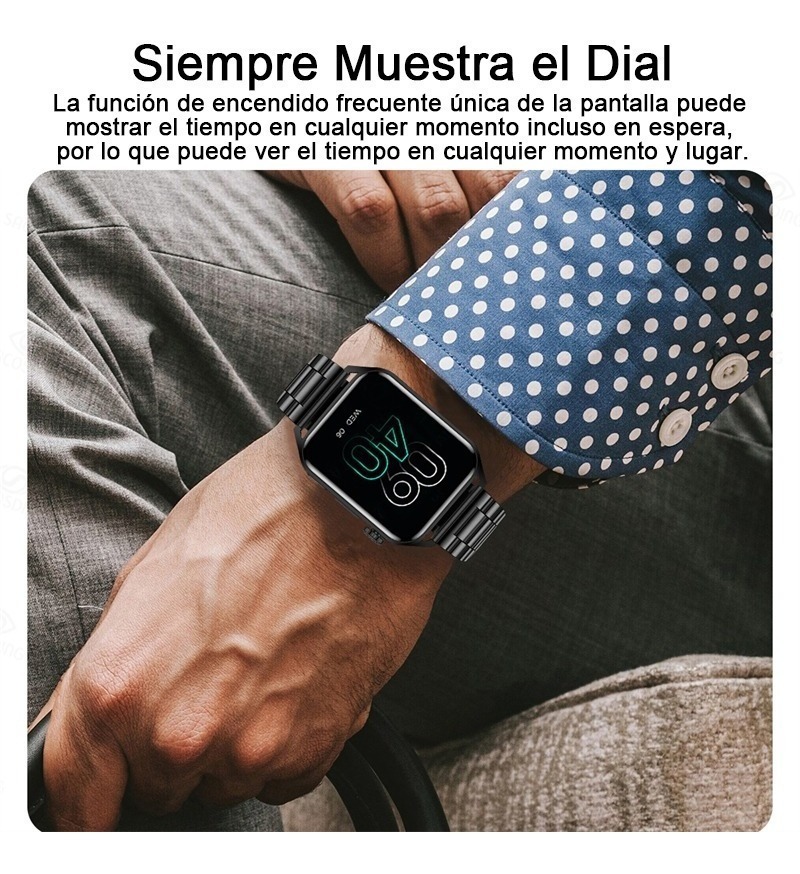 Relógio Inteligente Amoled Nfc Bluetooth Chamada Homem - Imagem 50