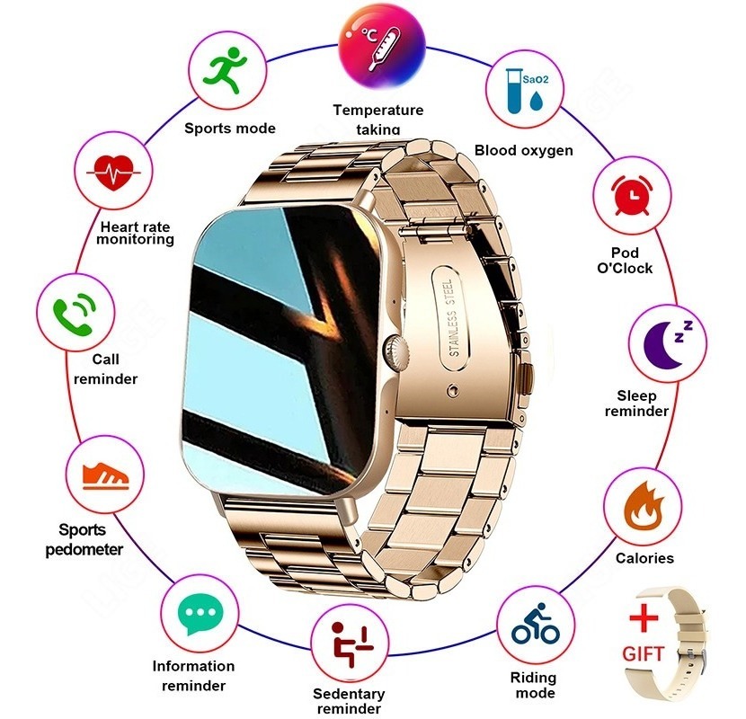 Smartwatch Bluetooth Esportivo À Prova D'água - Imagem 9