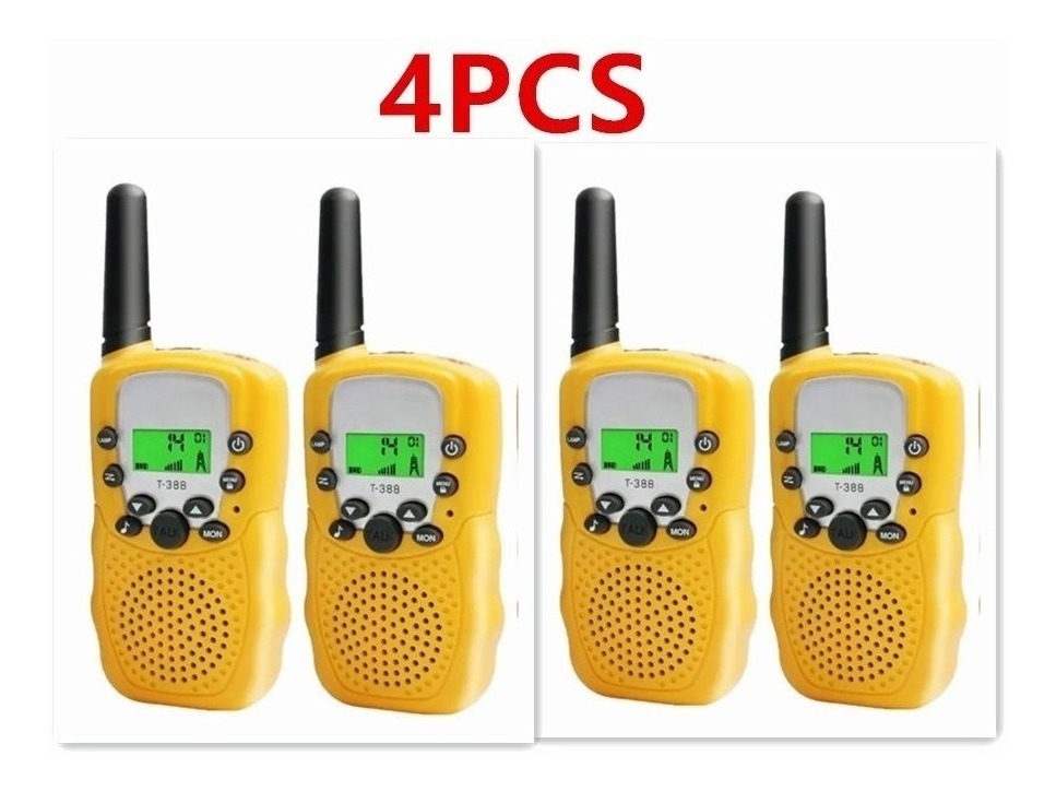 Rádio Walkie Talkie Infantil, Alcance De 8 Km, 4 Unidades - Imagem 9