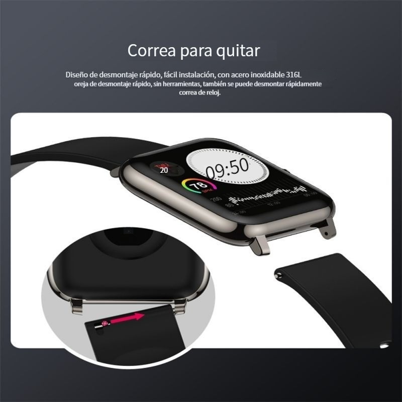 Smartwatch Esportivo De Frequência Cardíaca Bluetoo - Imagem 26