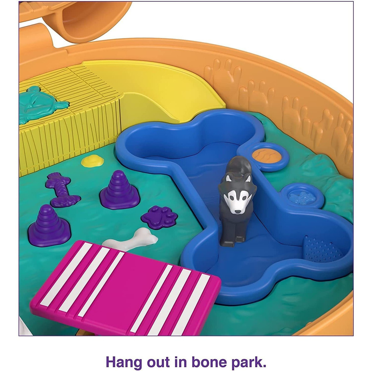 Polly Pocket Corgi Abraços Compactos Com Hotel Para Animais - Imagem 4