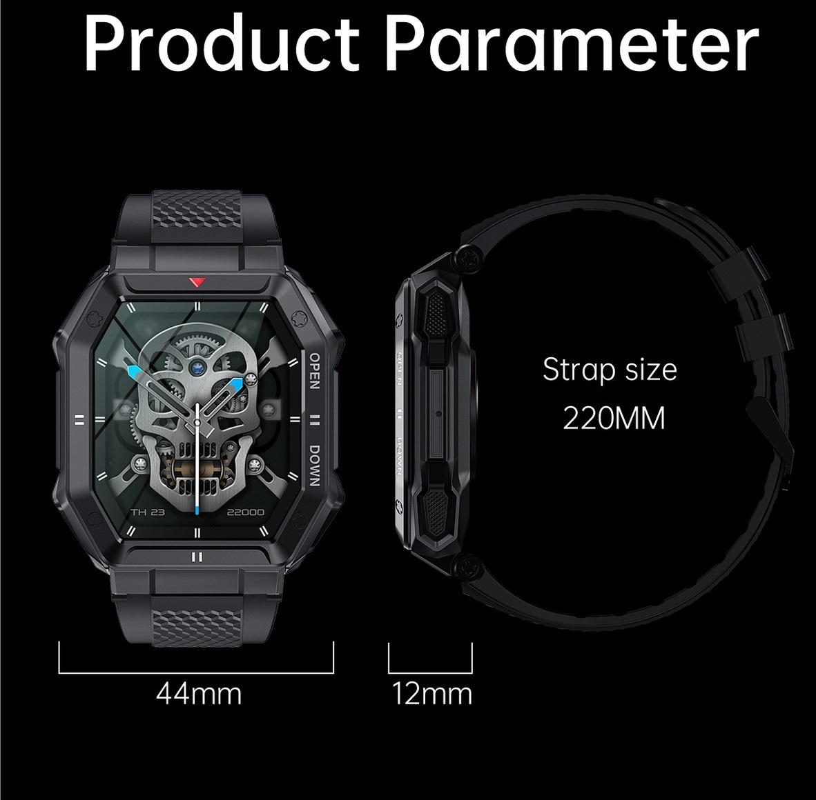 Smartwatch Masculino 1,85 Polegadas 24 Chamadas - Imagem 10