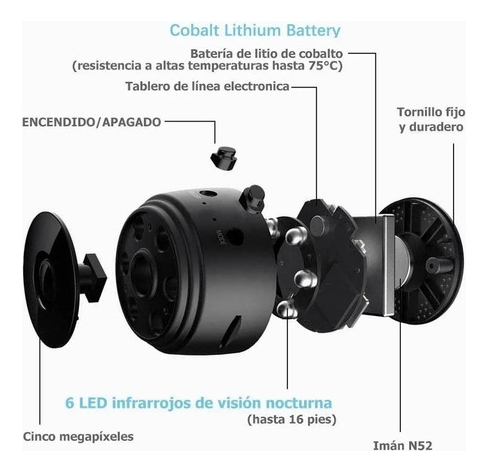 Mini Câmera De Monitoramento Pelo Celular - Imagem 5