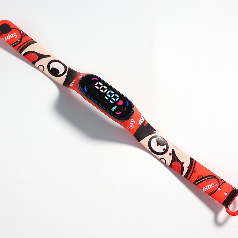 Relógio Infantil Pulseira Led De Desenho Animado 20pcs - Imagem 9
