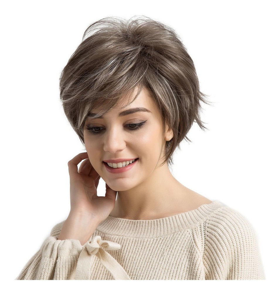 Peruca Curto Corte De Cabelo Perucas Curto Cabelo Humano Per