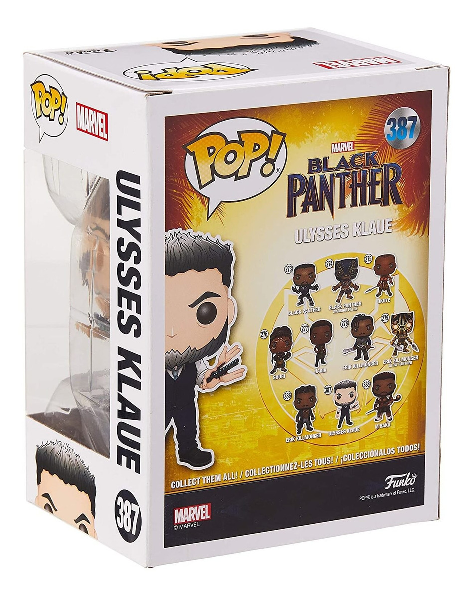 Figura Funko Pop Marvel Pantera Negraulysses Klaue - Imagem 4