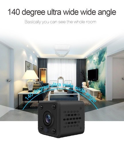 Câmera De Espião De 136 Graus Mini Wifi P2p App Night Vision - Imagem 4