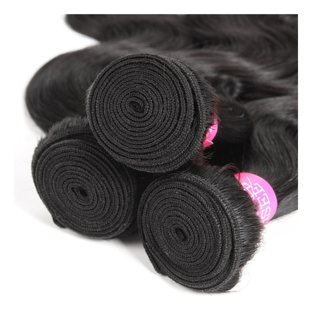 Aplique Cabelo Humano Onda Corpo Tecer Cabelo Virgem 35cm - Imagem 5
