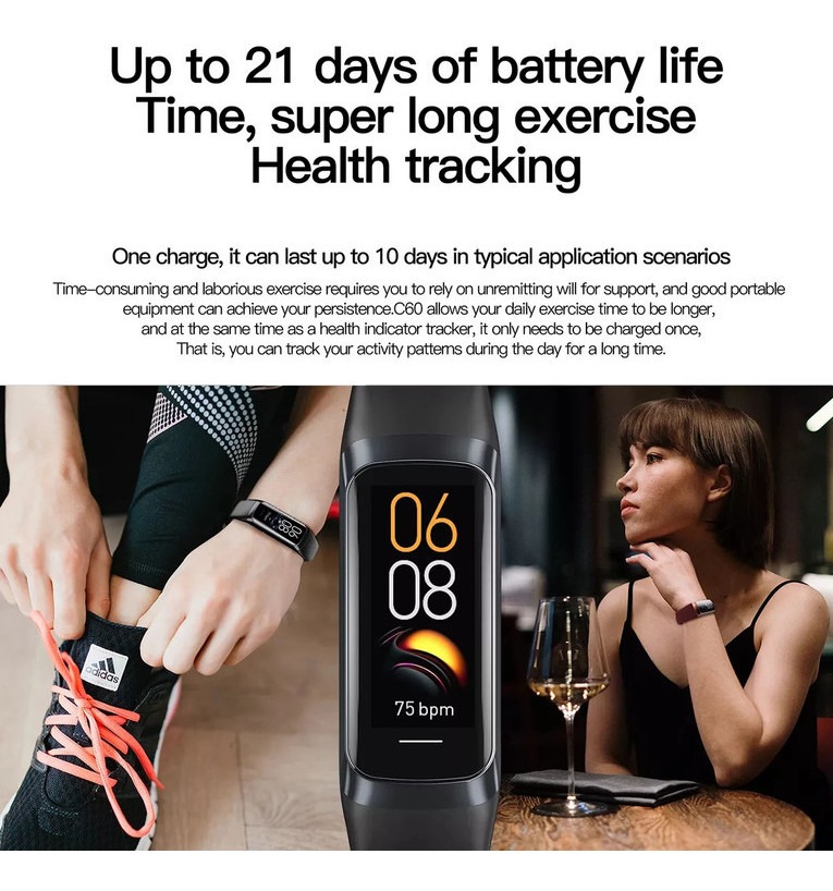 Para Xiaomi Huawei, Pulseira Inteligente Feminina, Rastreada - Imagem 4