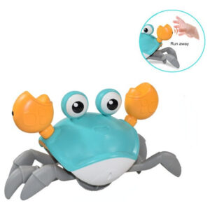 Brinquedo Infantil De Caranguejo Com Música E Sensor De Luz