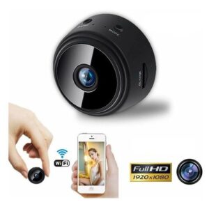 Mini Câmera Wifi Hd 1080p Babá Escondido Espião Câmera