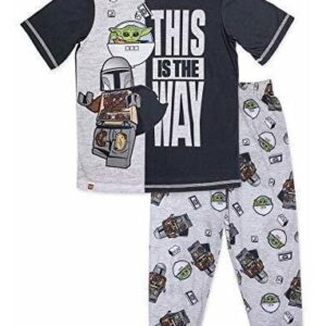 Pijama Masculino Lego Star Wars Baby Yoda 2 Peças