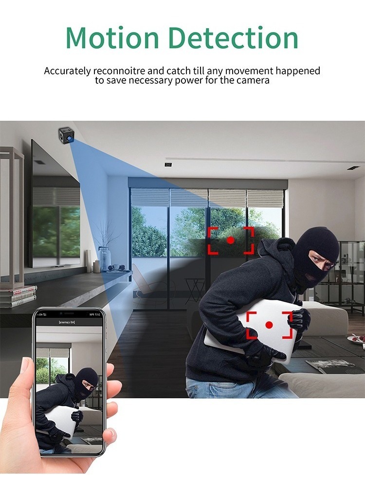2pcs Câmera Vigilância Hd 4k Smart Wifi Mini Edição Noturna - Imagem 7