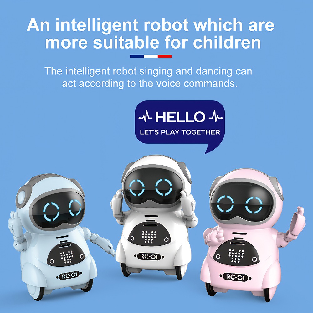 939a Pocket Robot Talking Dilogo Interativo Registro De - Imagem 3