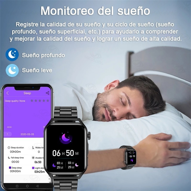 Relógio Inteligente Amoled Nfc Bluetooth Chamada Homem - Imagem 47