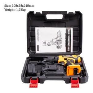 Furadeira Sem Fio De 10mm 21v Com Maleta De Transporte