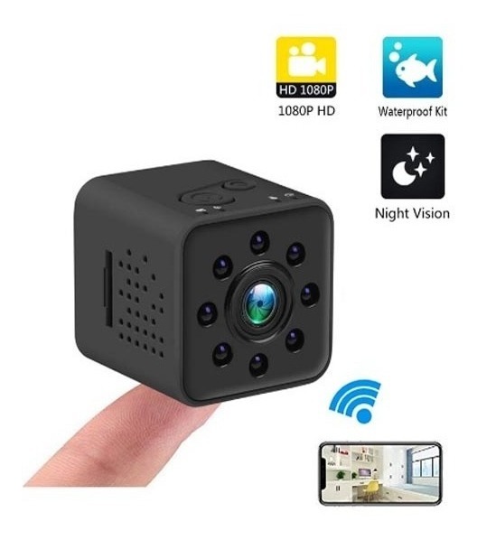 2pcs Câmera Vigilância Hd 4k Smart Wifi Mini Edição Noturna
