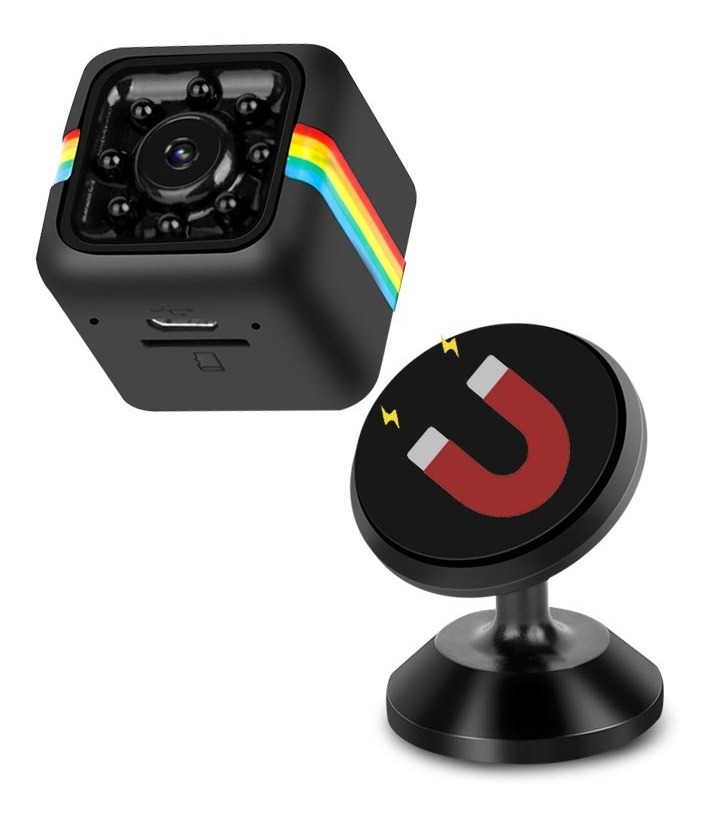 1pc Mini Câmeras De Segurança Wifi 1080p Hd Sem Fio Sq11 - Imagem 4