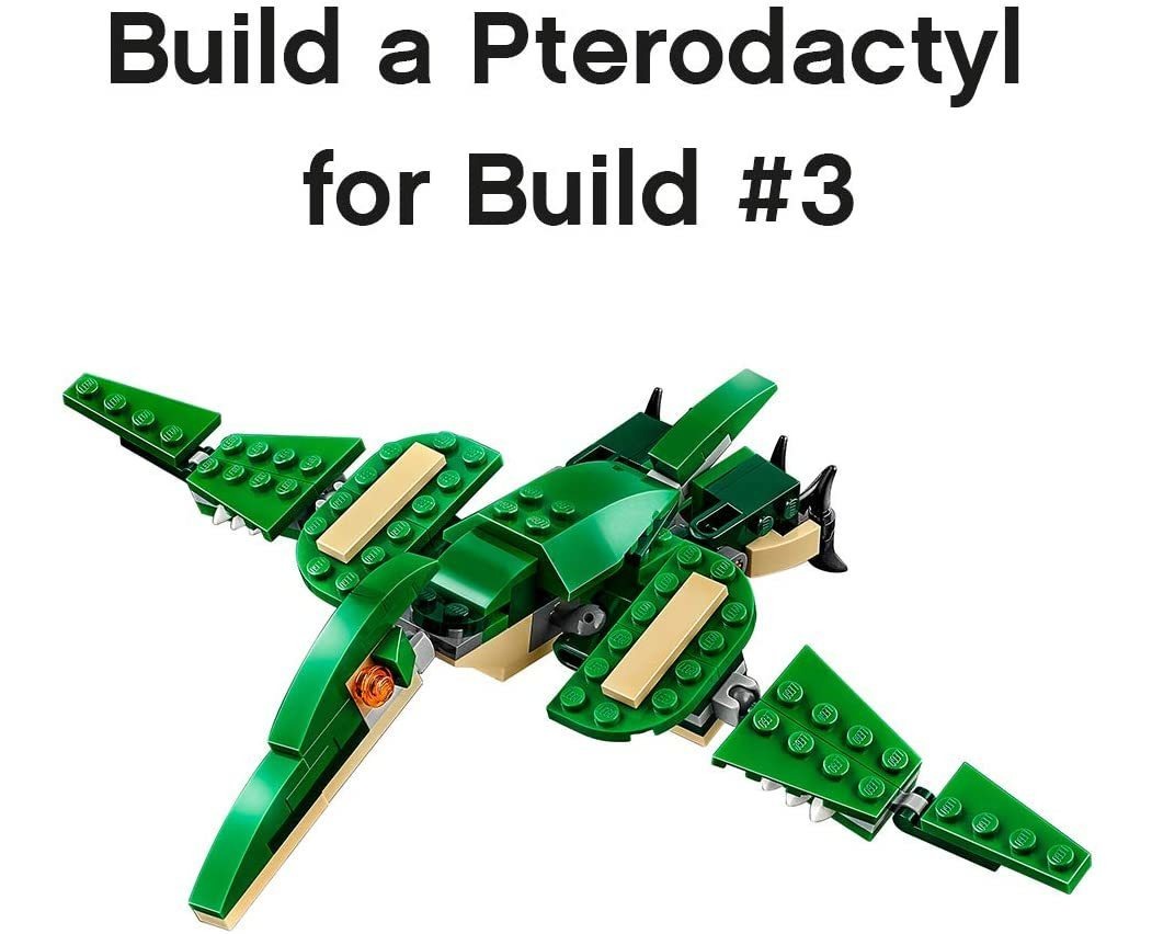 Conjunto Lego Creator Poderosos Dinossauros Construa Voc Mes - Imagem 7