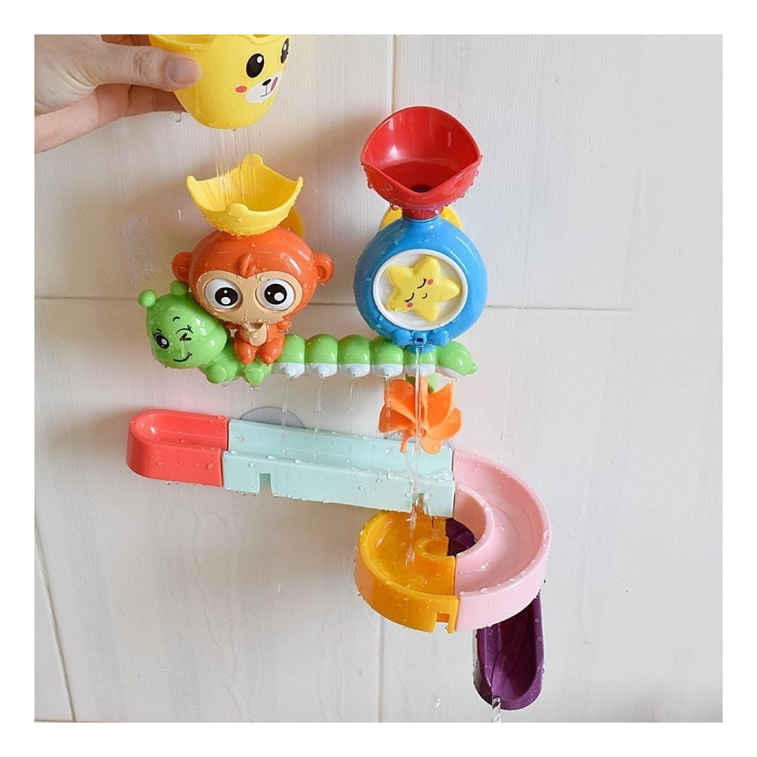 Brinquedo De Parede Para Banho Infantil Sunction Água Sprink - Imagem 4