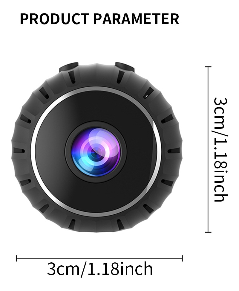 Mini Câmera Espiã Wifi Ip Gravador Modelo X10 - Imagem 10