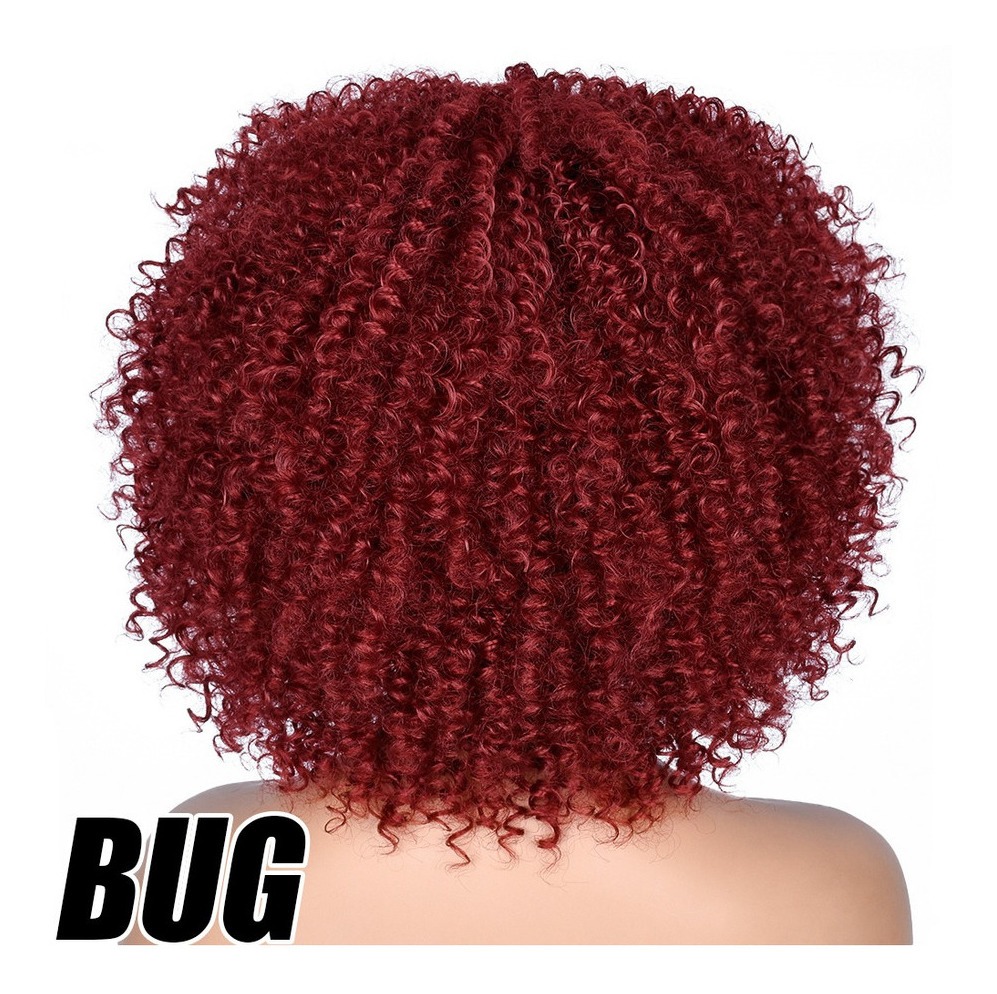 Peruca Peruca Afro Cacheada Para Uso Diario - Imagem 27