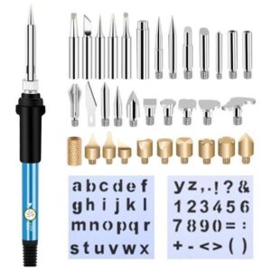 Kit De Pirografia De Madeira 30 Unidades 220-450° C Reguláve