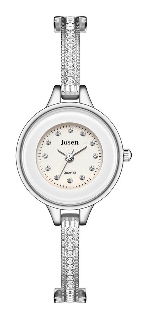 Relógio F Star Diamond Inlaid Alloy Relógio Feminino Relógio - Imagem 2